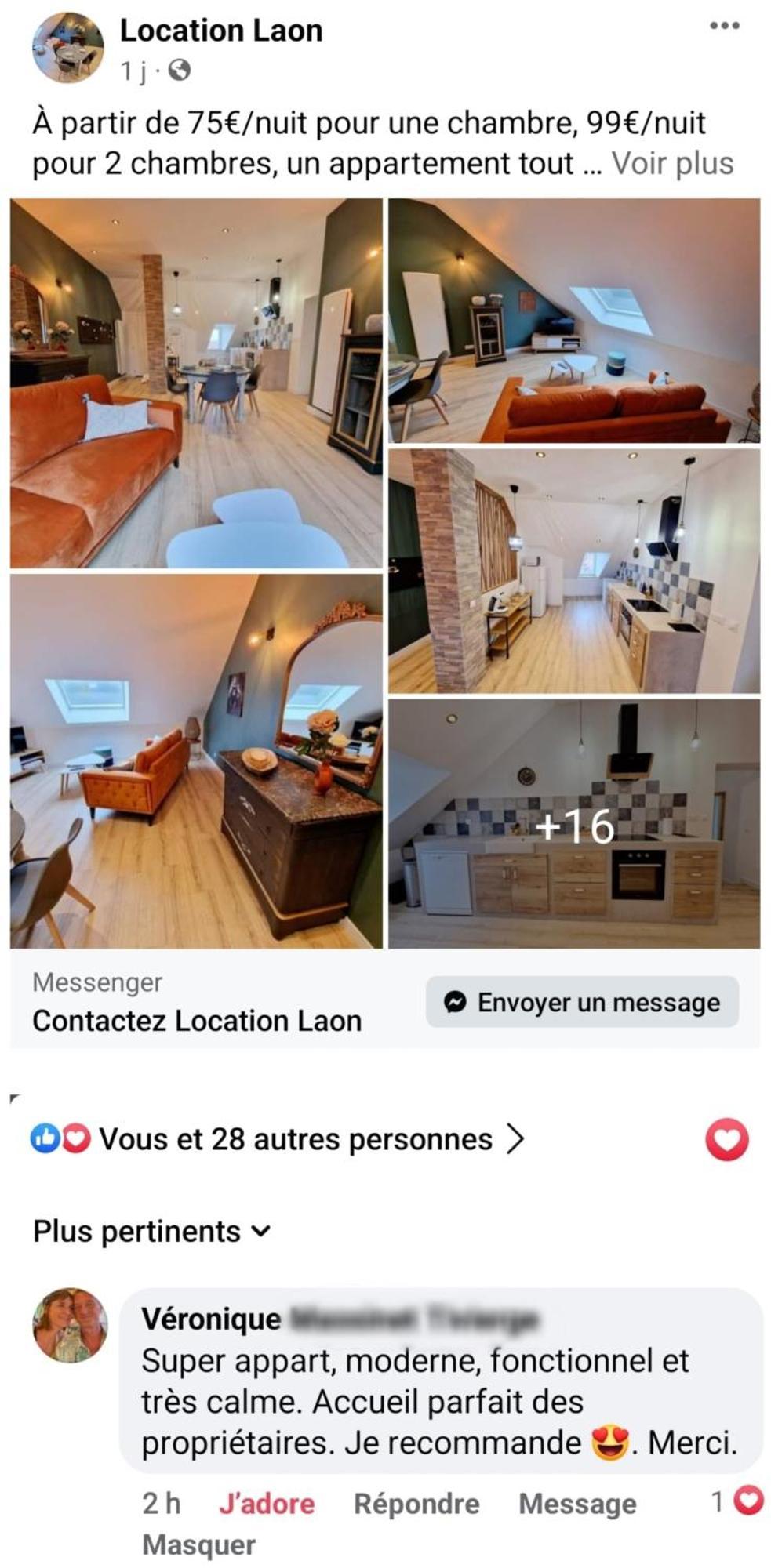 Le Colombier Apartment Лаон Екстериор снимка